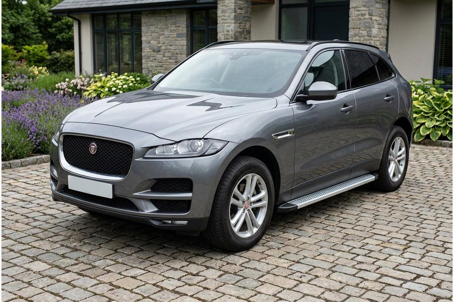Jaguar F-PACE 2016- Praguri Laterale Maya V2 (2 buc, Aluminiu) Image