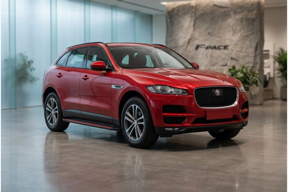 Jaguar F-PACE 2016- Praguri Laterale Maya Red (2 buc, Aluminiu) Image
