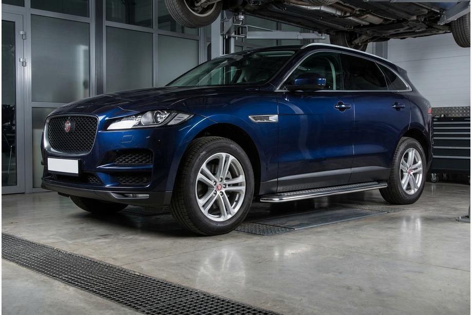 Jaguar F-PACE 2016- Praguri Laterale Maydos V2 (2 buc, Aluminiu) Image