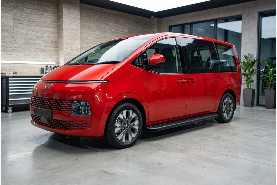 Hyundai Staria 2021- Praguri Laterale Maya V1 (2 buc, Aluminiu) Image