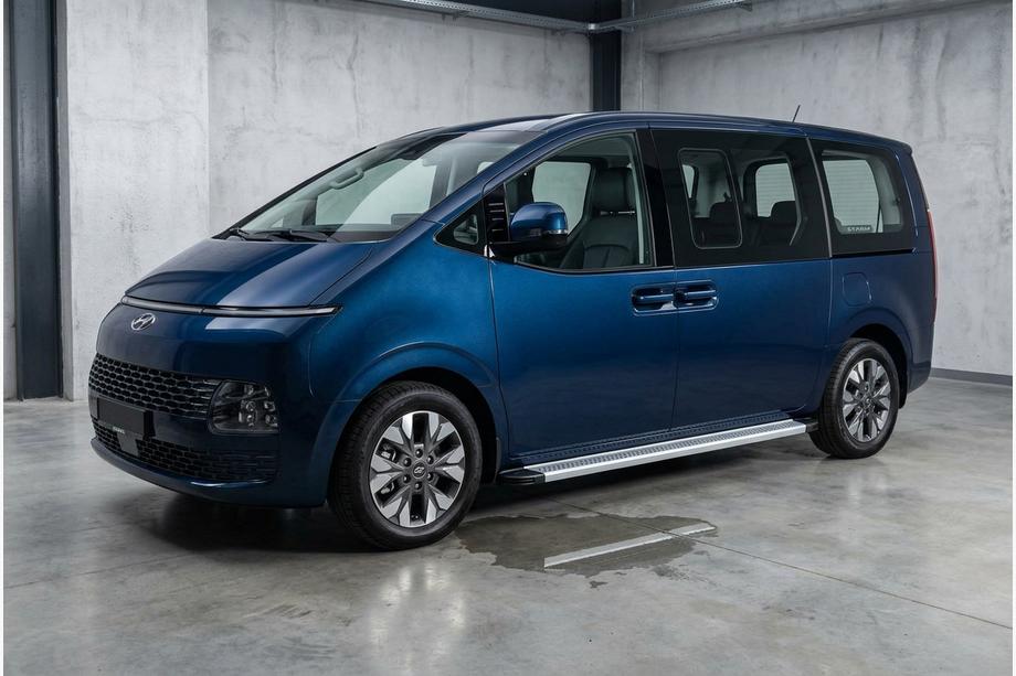 Hyundai Staria 2021- Praguri Laterale Maya V2 (2 buc, Aluminiu) Image
