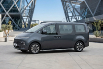 Hyundai Staria 2021- Praguri Laterale Tayga Grey (2 buc, Aluminiu) foto 1