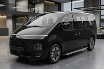 Hyundai Staria 2021- Praguri Laterale BlackLine (2 buc, Aluminiu) foto 1