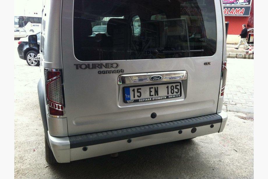 Ford Transit 2000–2014 Ornament cromat deasupra placutei de inmatriculare (inox) Foto 5