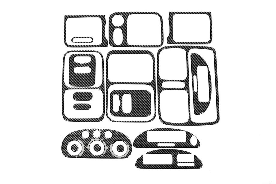 Renault Clio II 1998-2005 Capace Panou Bord Aluminiu Image