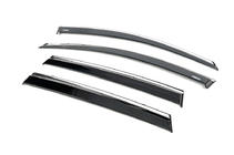 Honda CRV 2017-2022 Deflectoare geamuri cu ornament cromat (4 buc, Niken) foto 2