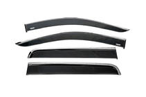 Mercedes X class 2017-2020 Deflectoare geamuri cu ornament cromat (4 buc, Niken) foto 1