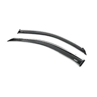 Deflectoare geamuri cu ornament cromat (2 buc, Niken) foto 4