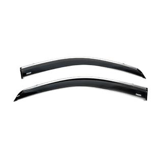 Deflectoare geamuri cu ornament cromat (2 buc, Niken) foto 3