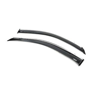 Deflectoare geamuri cu ornament cromat (2 buc, Niken) foto 4