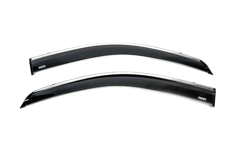 Mercedes Vito/V-class W447 2014- Deflectoare geamuri cu ornament cromat (2 buc, Niken) Foto 3
