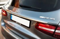 Mercedes GLC X253 2015-2022 Ornament cromat deasupra numarului (inox) foto 1