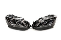 Mercedes GL/GLS class X166 2012-2019 Faruri fata Halogen to LED (pentru vehicule convertite din GL in GLS, 2 buc.) foto 1