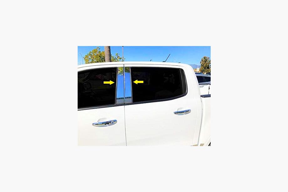 Ford Ranger 2011–2022 Ornamente Stalpi Usa Inox Image