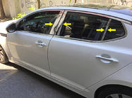 Kia Optima 2010-2016 Ornamente Stalpi Usa din Otel Inoxidabil (6 buc) foto 1