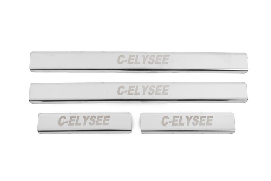Citroen C-Elysee 2013-2022 Praguri Carmos V2 (4 buc, inox) Image
