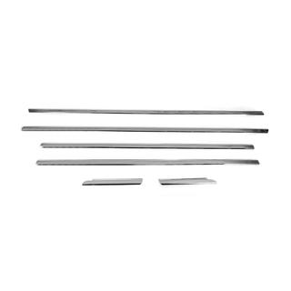 Molduri inferioare geam inox Audi A3 2012-2020 foto 3