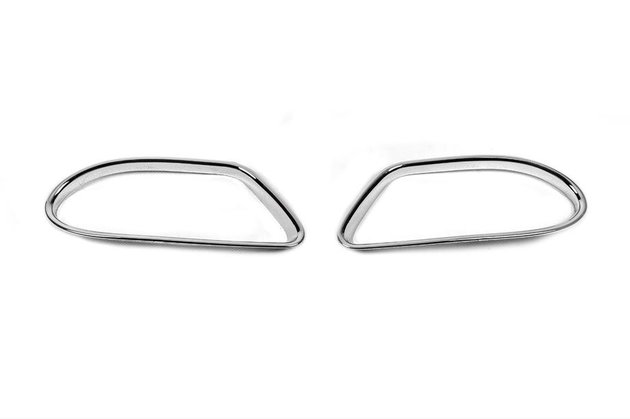 Mercedes ML W163 1997-2005 Capace cromate pentru proiectoare ceata (2 buc, plastic) Image