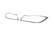 BMW 3 Series E90/E91 2005-2011 Capace Faruri Crom (2 buc, Plastic) foto 2