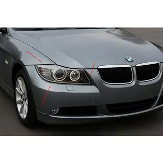 Capace Faruri Crom (2 buc, Plastic) BMW 3 Series E90/E91 2005-2011 foto 1