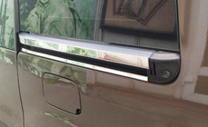 Peugeot Partner Tepee 2008-2018 Molduri din inox pentru usi culisante (4 buc) Carmos - Otel Inoxidabil Turcesc foto 1