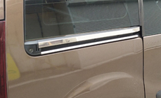 Peugeot Partner Tepee 2008-2018 Molduri din inox pentru usi culisante (4 buc) Carmos - Otel Inoxidabil Turcesc foto 2