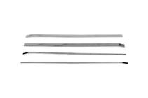 Peugeot Partner Tepee 2008-2018 Molduri din inox pentru usi culisante (4 buc) Carmos - Otel Inoxidabil Turcesc foto 3