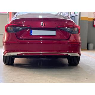Protectie bara spate inox (Sedan) Honda Civic Sedan 2021- foto 1