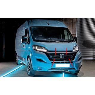 Capace grila fata 2022+ (3 buc, inox) foto 1