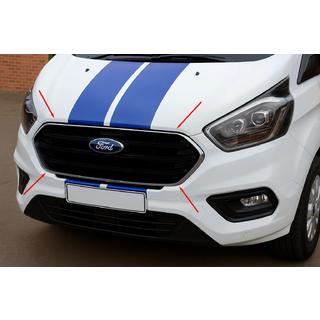 Capace grila bara 2018+ (4 buc, inox) Ford Custom 2013-2022 foto 1