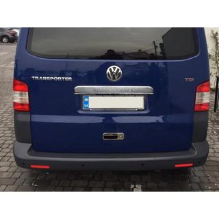 Ornament cromat deasupra numarului pentru hayon (cu inscriptie, inox) Volkswagen T5 Transporter 2003-2010 foto 1