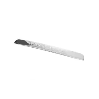 Ornament cromat deasupra numarului pentru hayon (cu inscriptie, inox) foto 3
