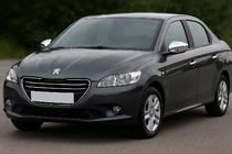 Peugeot 301 2012- Capace Oglinzi (2 buc, Otel Inoxidabil) foto 1
