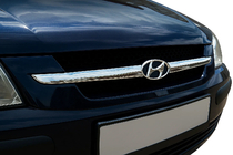 Hyundai Getz 2002- Capace grila cromate (2 buc, inox) foto 1