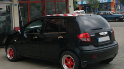 Hyundai Getz 2002- Ornamente exterioare geamuri inox (6 buc) Carmos - Otel Inoxidabil Turcesc foto 4