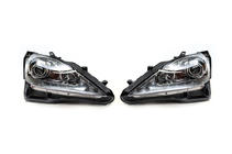 Lexus IS 2005-2013 Faruri Fata OEM V2 Silver (2 buc) foto 2