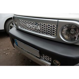 Capace cromate pentru grila (otel inoxidabil) Toyota FJ Cruiser 2006-2022 foto 4