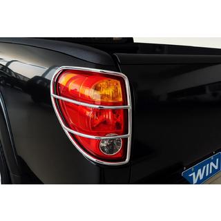 Protectii stopuri spate (inox, 2 buc) Mitsubishi L200 2006-2015 foto 1