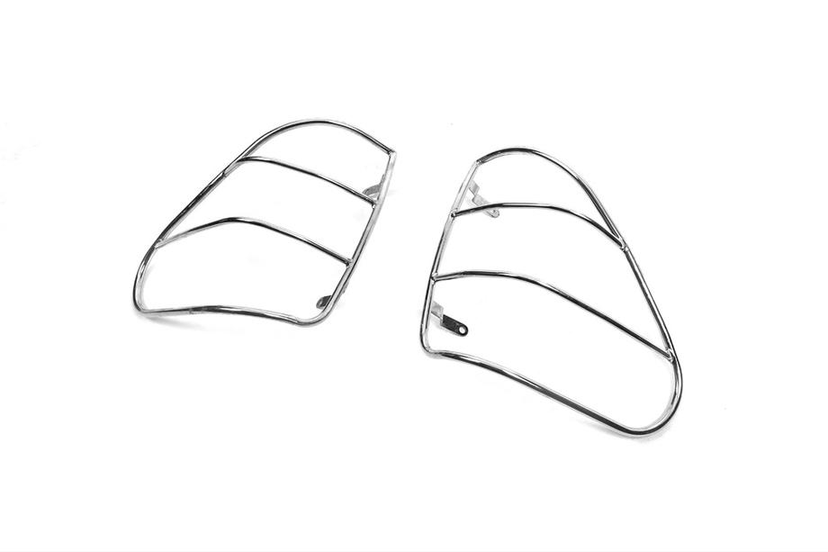 Mitsubishi L200 2006-2015 Protectii stopuri spate (inox, 2 buc) Foto 2