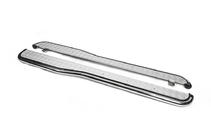 Mitsubishi Outlander 2001-2006 Tevi Laterale MIT1257 (2 buc, inox) foto 1