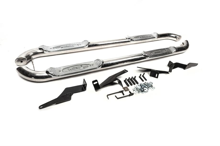 Hyundai Santa Fe 2 2006-2012 Tevi Laterale B130319 (2 buc, inox) Image