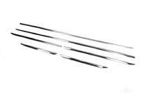 Mercedes E-class W213 2016-2023 Ornamente cromate pentru usi Tip-2 (6 buc, inox) foto 3