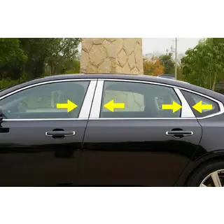 Capace stalpi usa din otel inoxidabil (6 buc) Volvo S90/V90 2016- foto 1