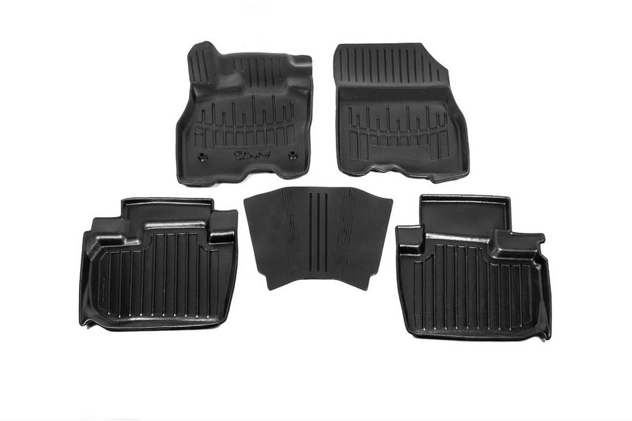 Nissan Leaf 2010-2017 Covorase auto cauciuc Stingray 3D (5 buc, poliuretan) Image
