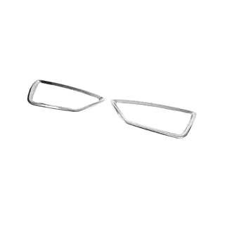 Capace cromate pentru stopuri (2 buc, inox) foto 3